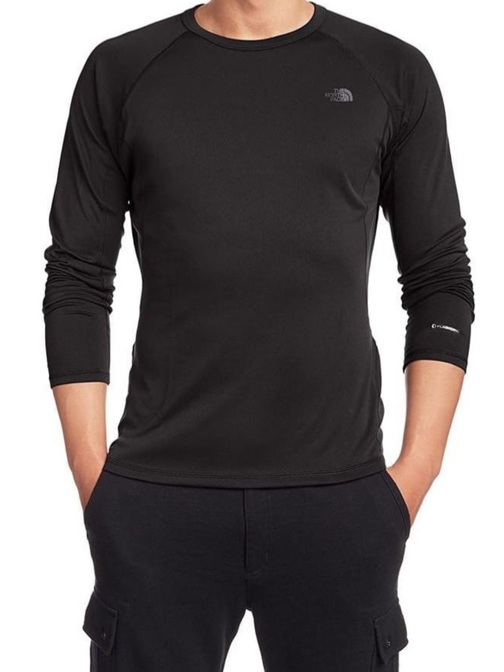 The North Face Black Long-Sleeve Performance Crew